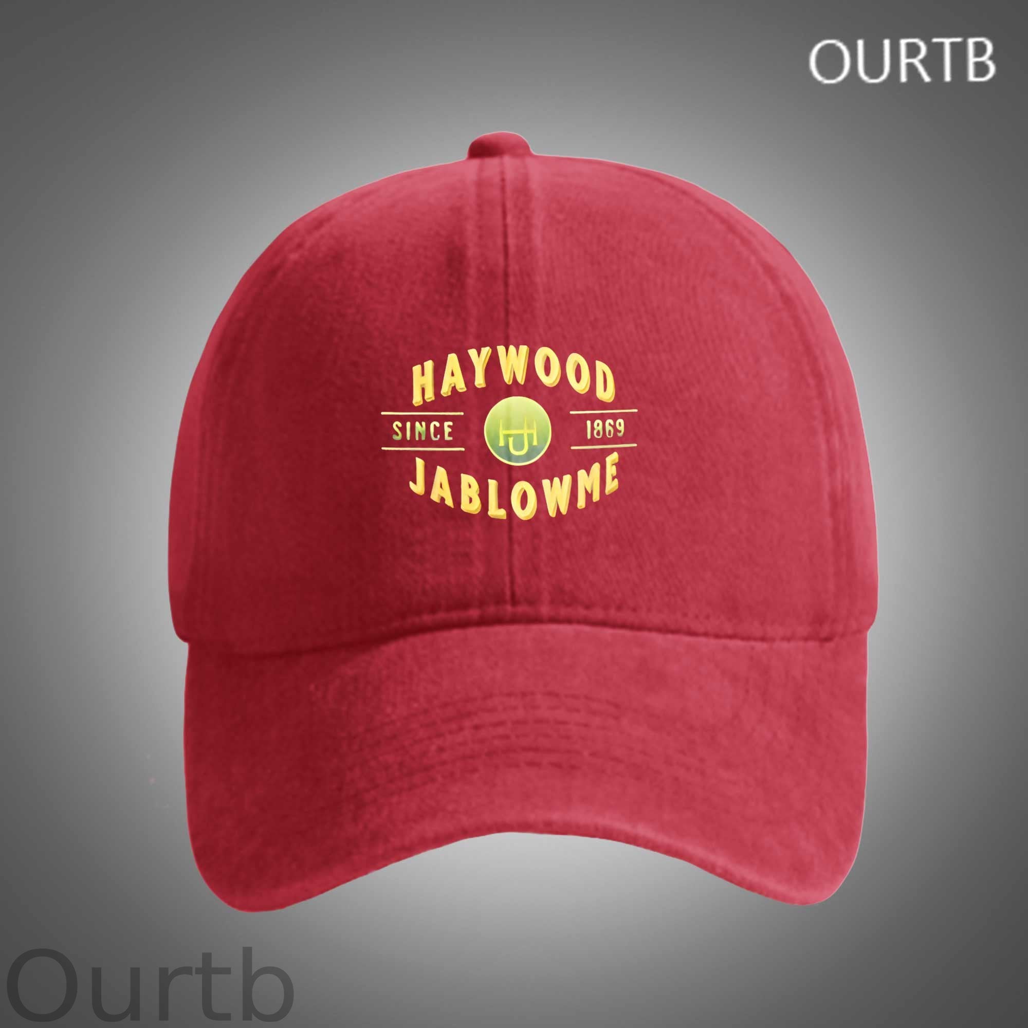 Haywood Jablowme Since 1869 Timber Co Funny Art Print Unisex Distressed Cotton Washed Art Print Hat
