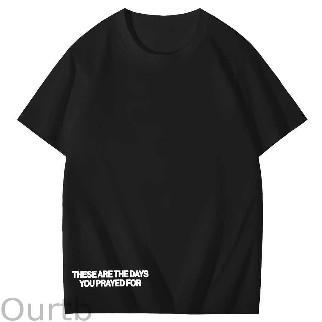 Hold Your Horses Faith Art Pattern Print T-Shirt