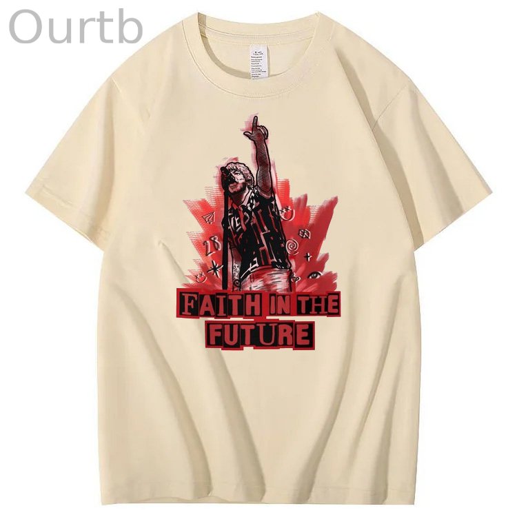 Faith in the Future Louis Tomlinson Print Crew Neck T-Shirt