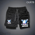 Swolelax Funny Art Print Shorts Pants