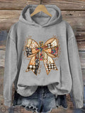 Jesus God Is Within Her Coquette Hoodie