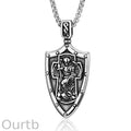 Vintage Casual Cross Templar Necklace 98713126TO