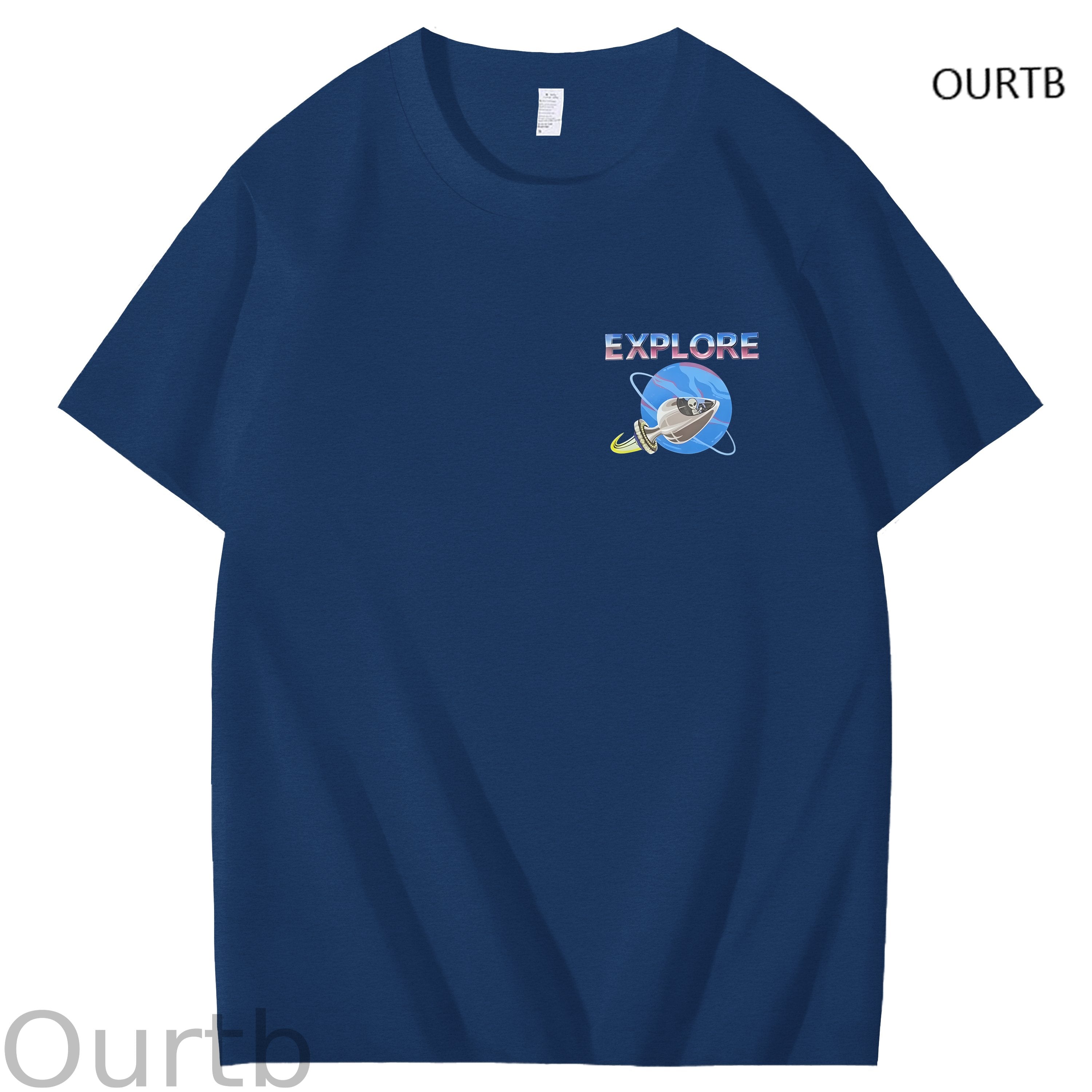 Explore Uranus Funny Adult Art Pattern Print T-Shirt