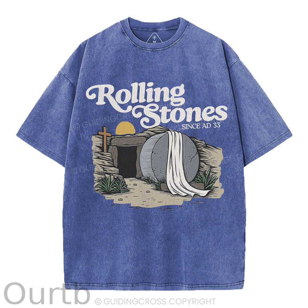 Rolling Stone Christian Washed T-Shirt