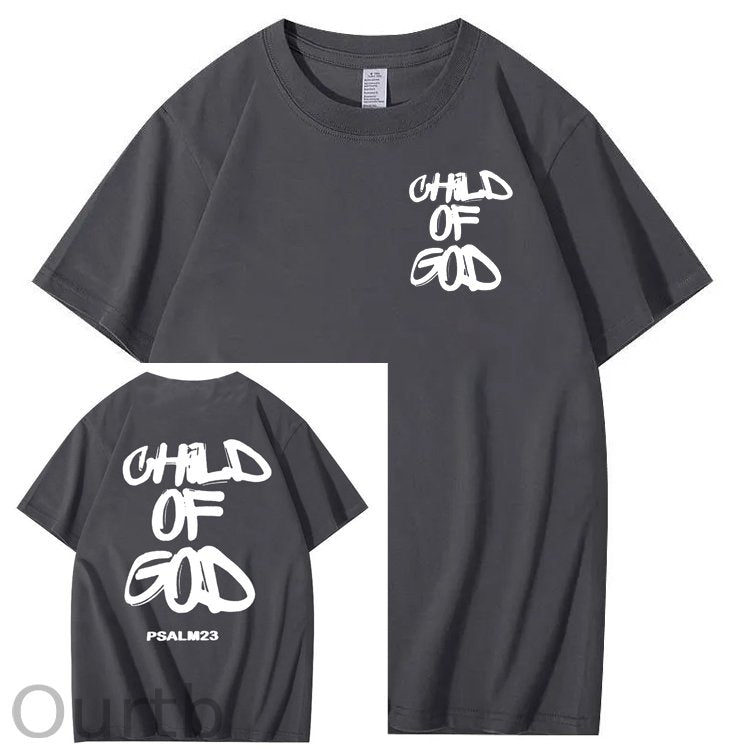 Child Of God Print Crew Neck T-Shirt
