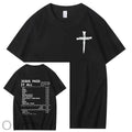 Jesus Paid It All Pattern Print Crew Neck T-Shirt