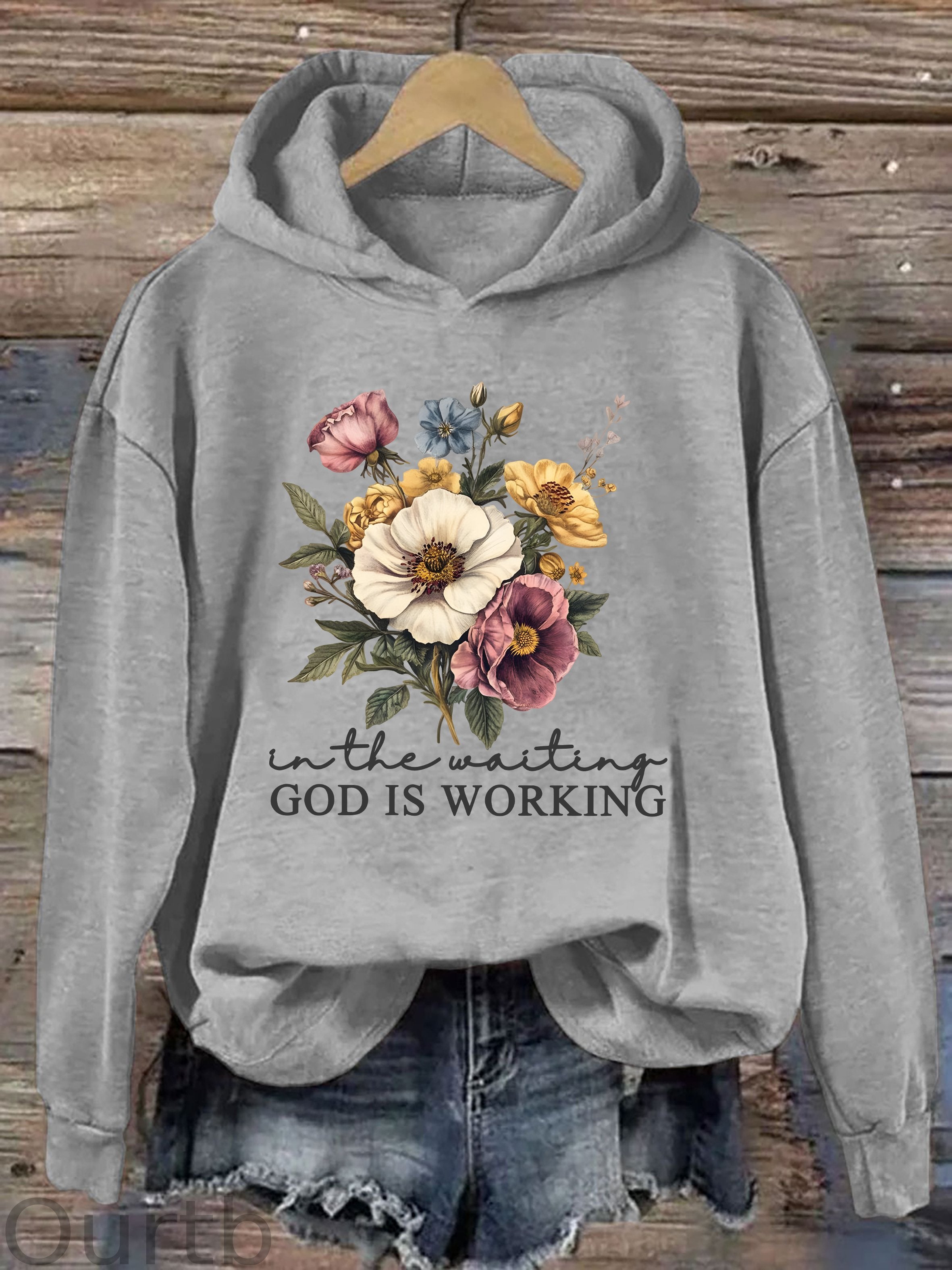 In The Waiting God Is Working Hoodie