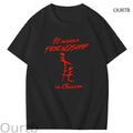 It Means Friendship In Chinese Funny Art Pattern Print T-Shirt