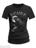 F-Caw-F Crow Cotton Blend T-Shirt