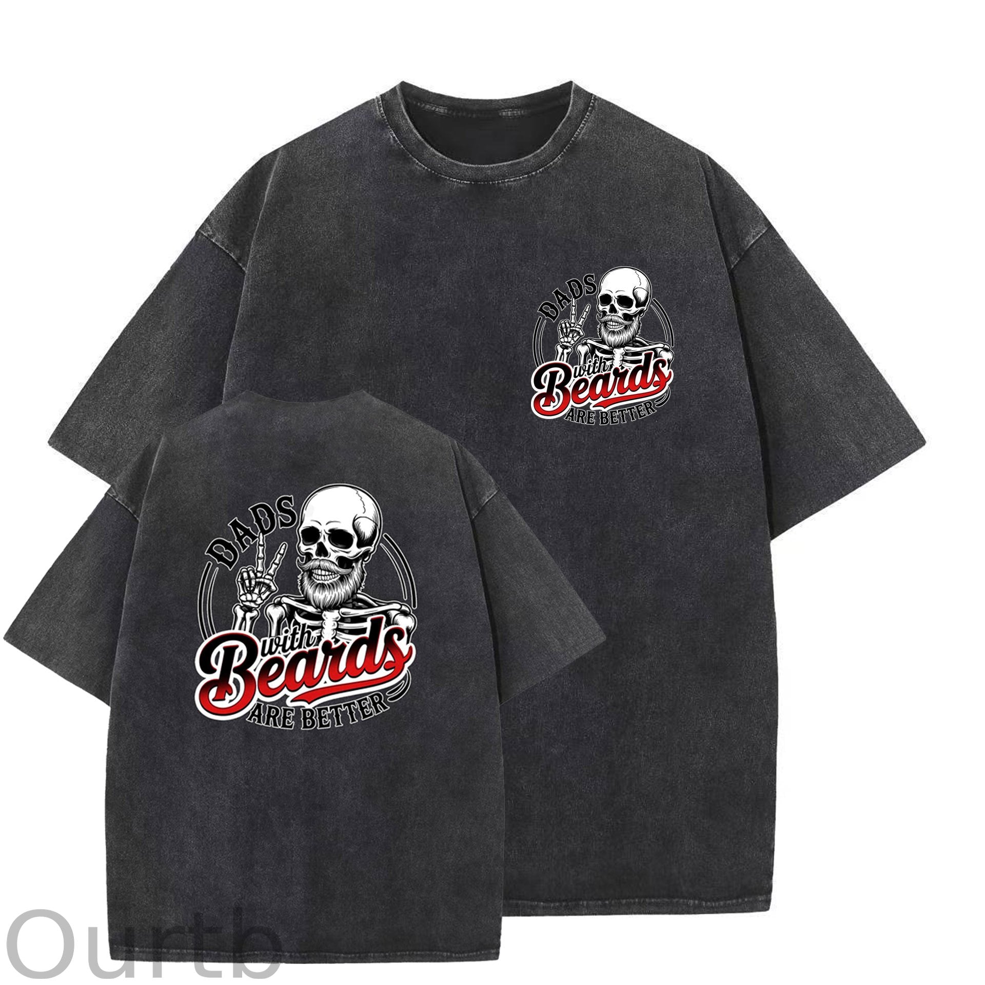 Dads With Beards Are Better Washed T-Shirt