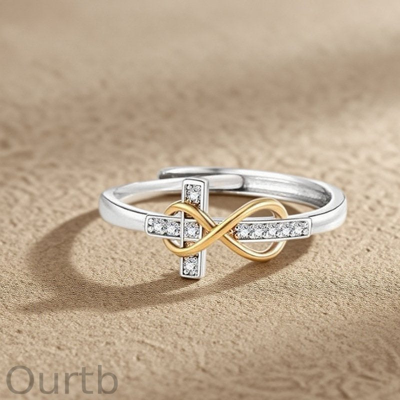 Cross Devout Infinite Ring Ring