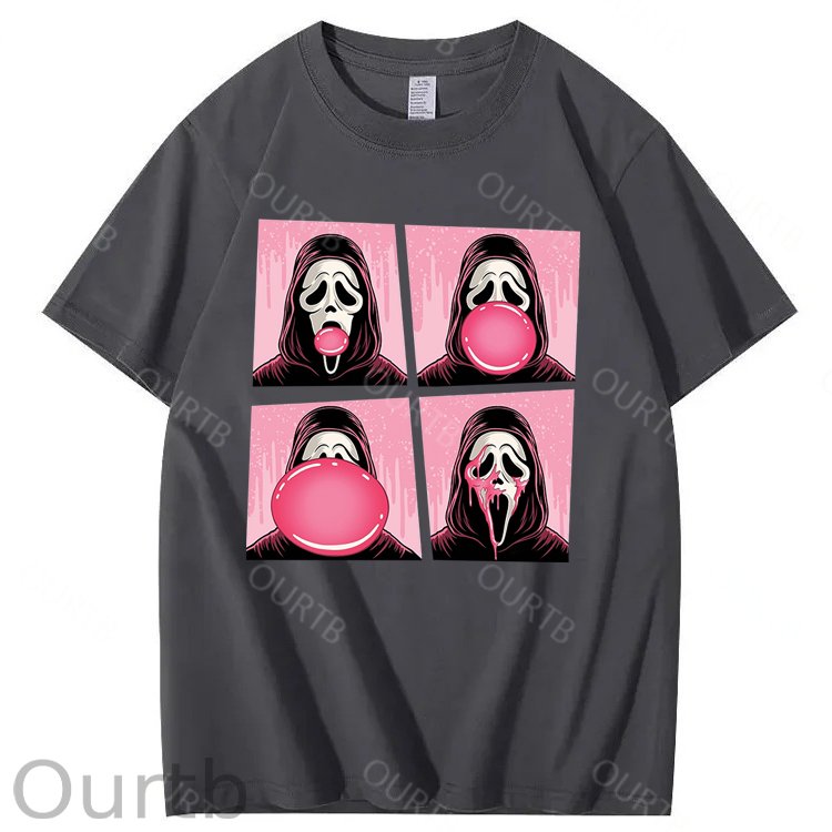 Chewing Gum Bubbles Halloween 100% Cotton T-Shirt