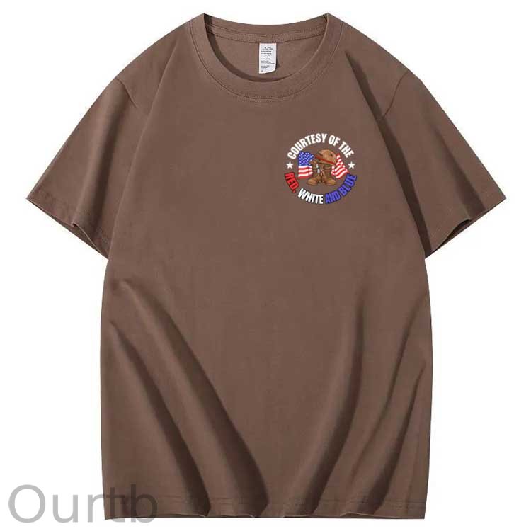 We'll Put A Boot In Your Ass  Pattern Print 100%Cotton T-Shirt