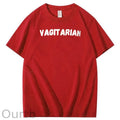 Vagitarian Pattern Print Crew Neck T-Shirt
