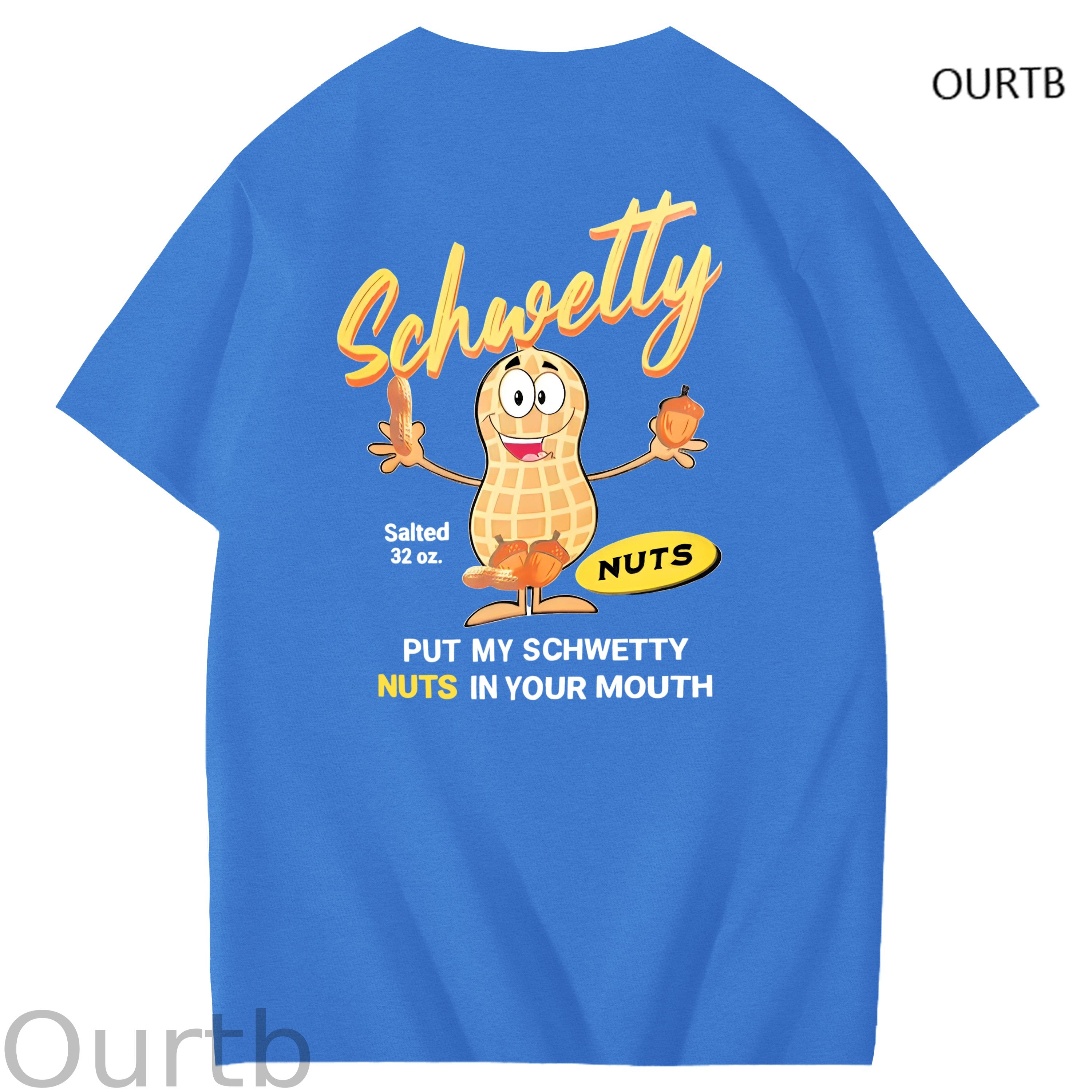 Schwetty Put My Schwetty Nuts In Your Mouth Art Pattern Print T-Shirt