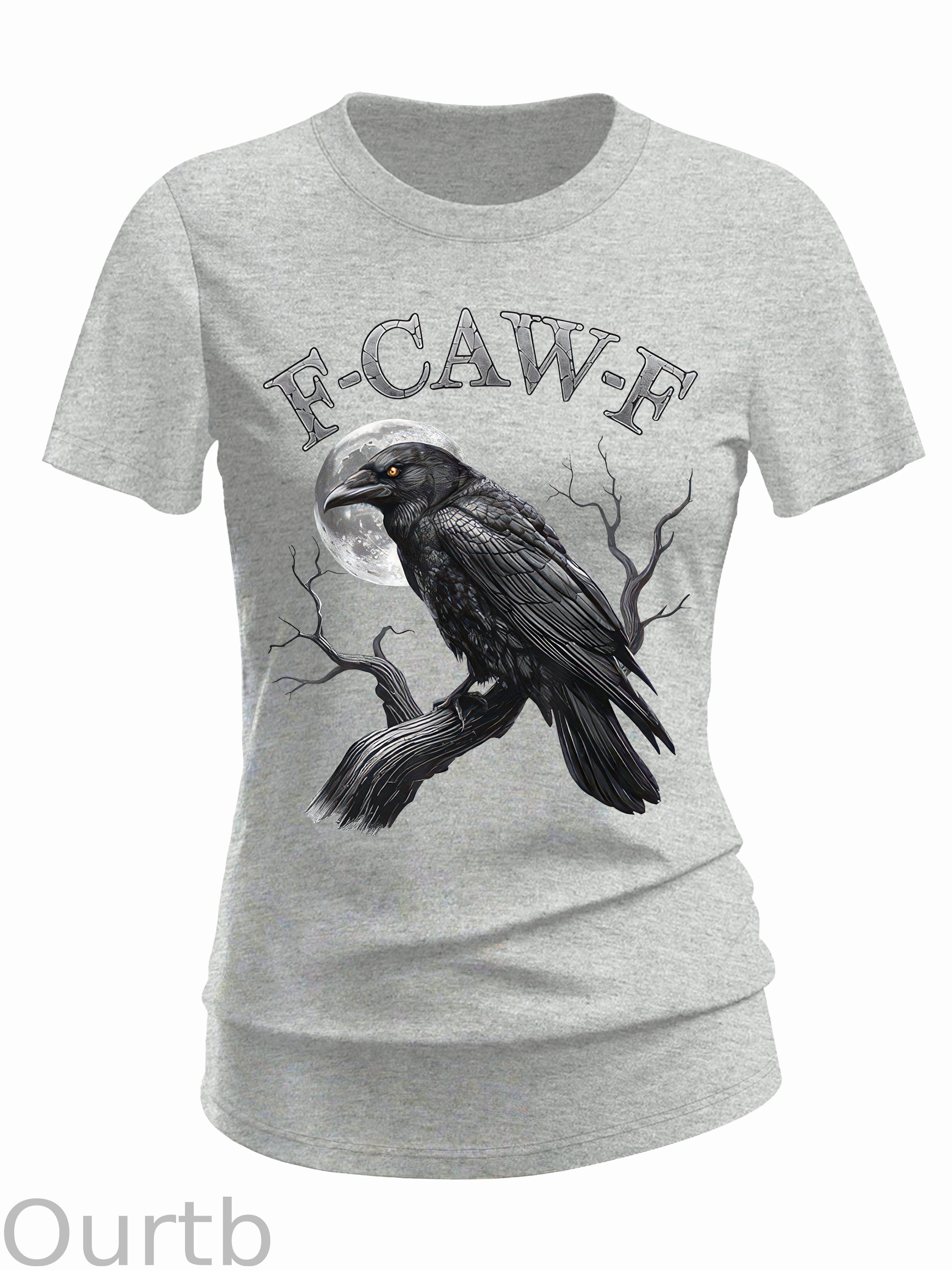 F-Caw-F Crow Cotton Blend T-Shirt