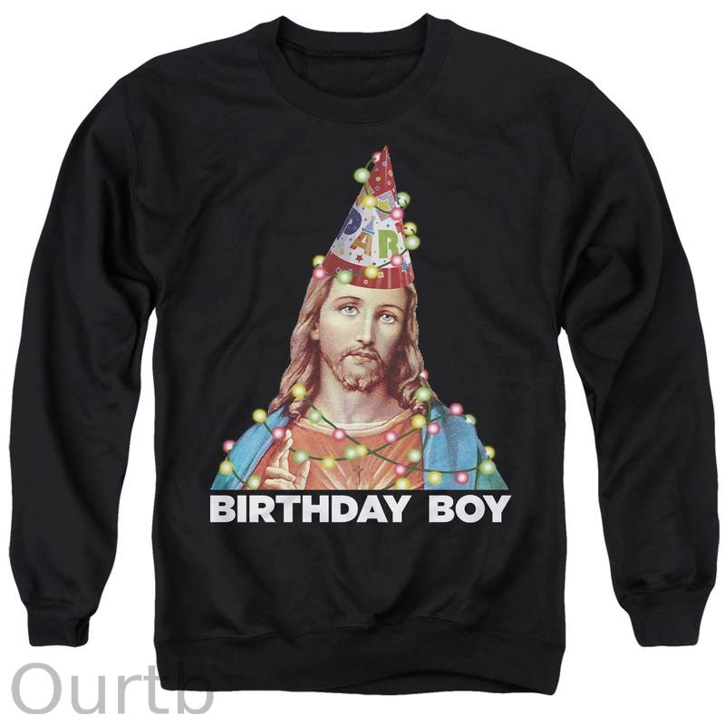 Jesus Birthday Boy Unisex Gift Adult Sweatshirts Christmas