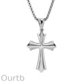 Vintage Casual Cross Necklace 14532835TO