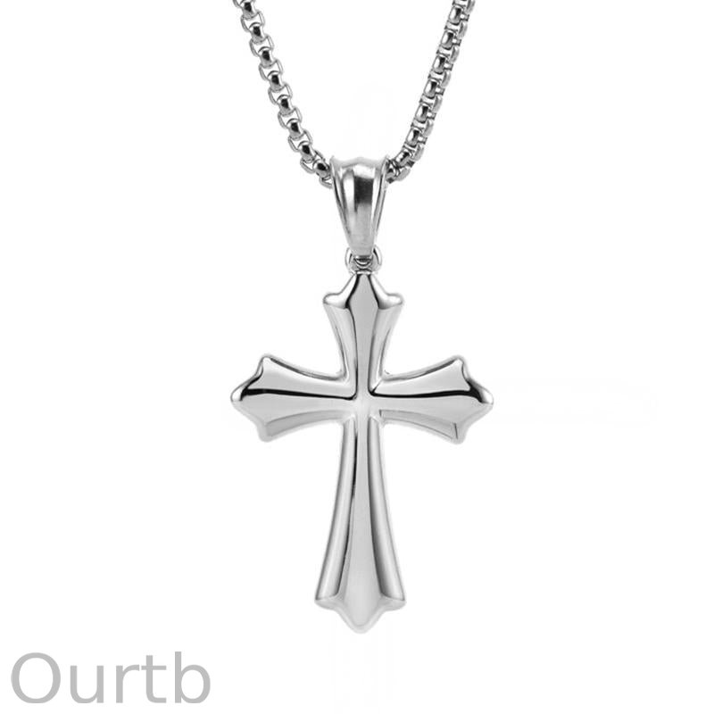 Vintage Casual Cross Necklace 14532835TO