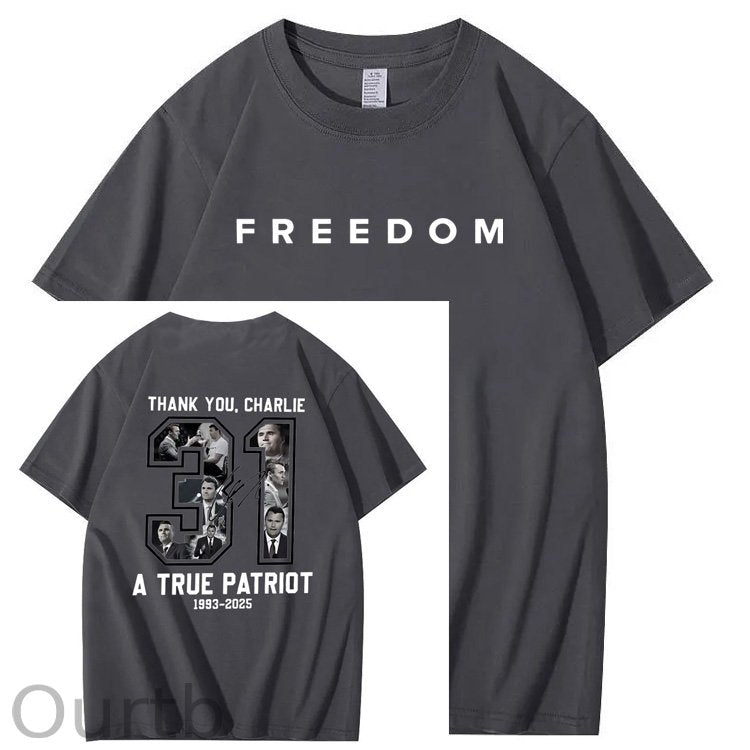 A Ture Patriot   Pattern100% Cotton T-Shirt