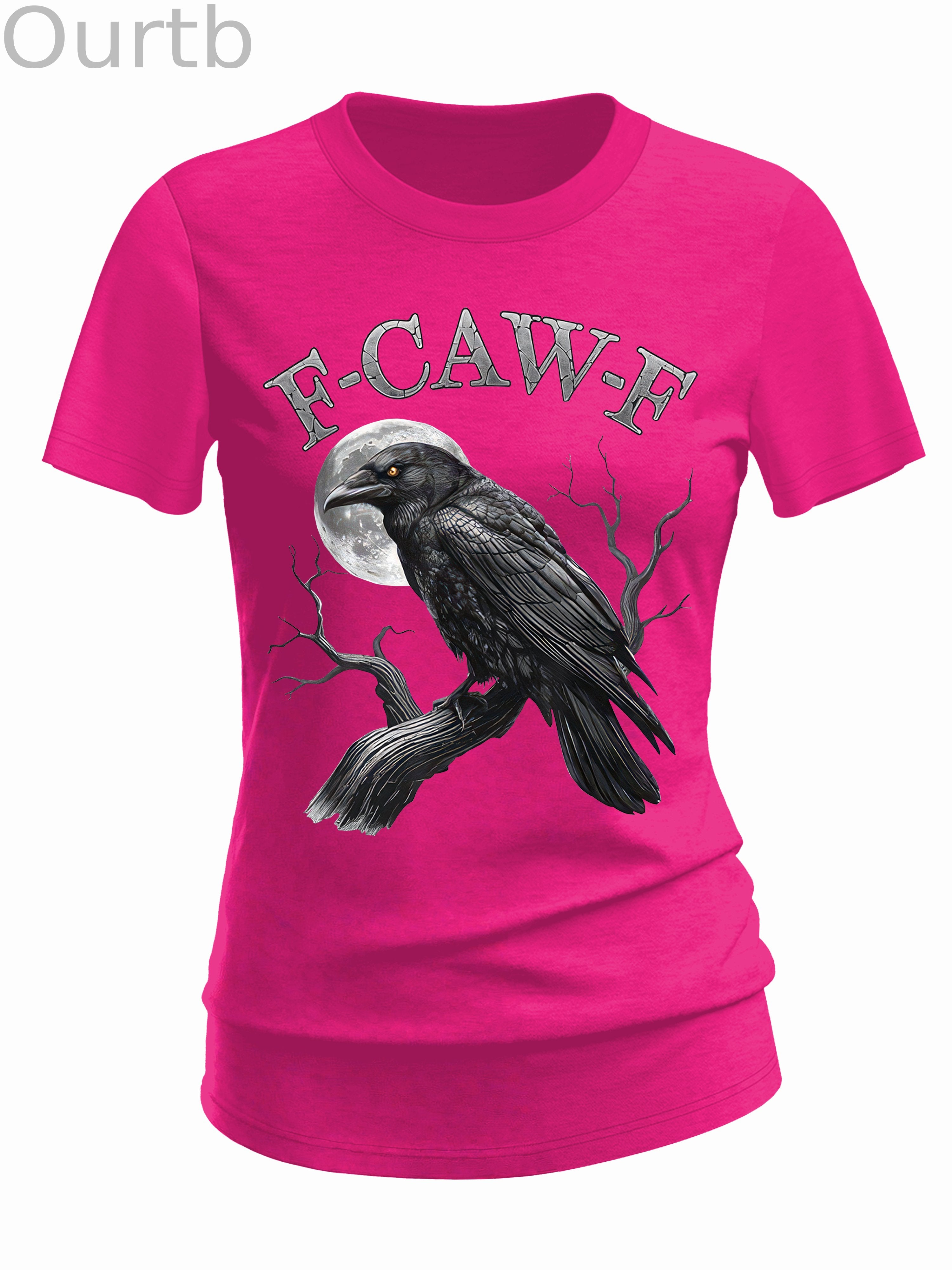 F-Caw-F Crow Cotton Blend T-Shirt