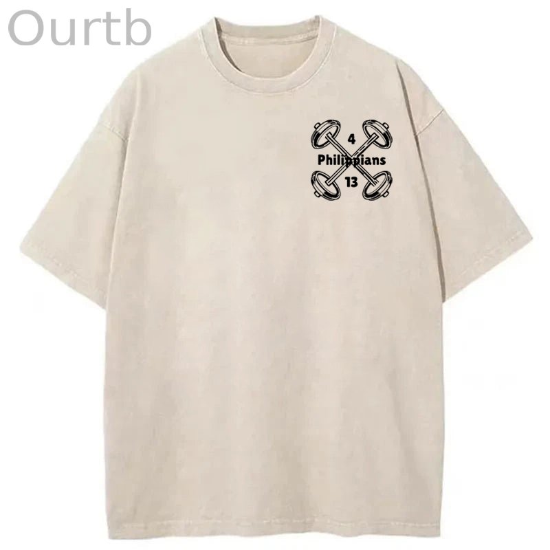 Not By My Strength Washed Cotton T-Shirt