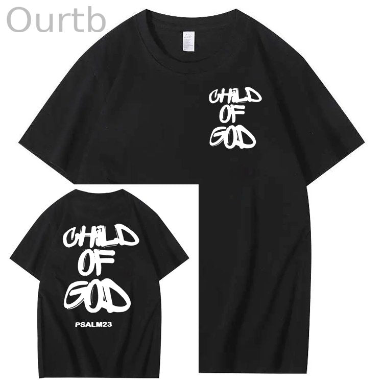 Child Of God Print Crew Neck T-Shirt