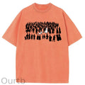 By His Wounds Christian Woman Touching Jesus Washed Cotton T-Shirt