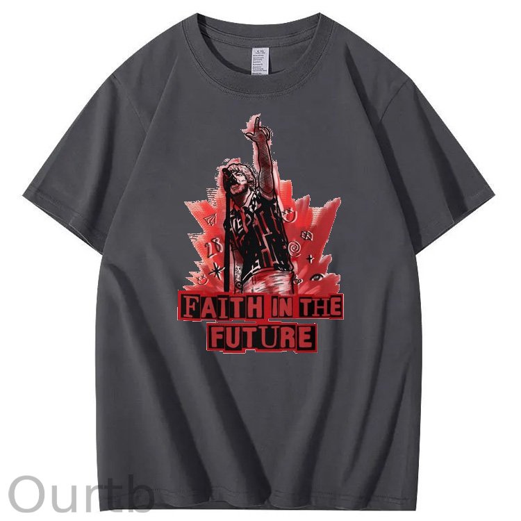 Faith in the Future Louis Tomlinson Print Crew Neck T-Shirt