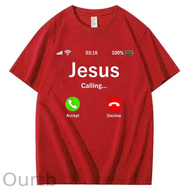 Jesus Calling Pattern100% Cotton T-Shirt