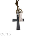 Vintage Casual Letter Cross Necklace 96106748TO