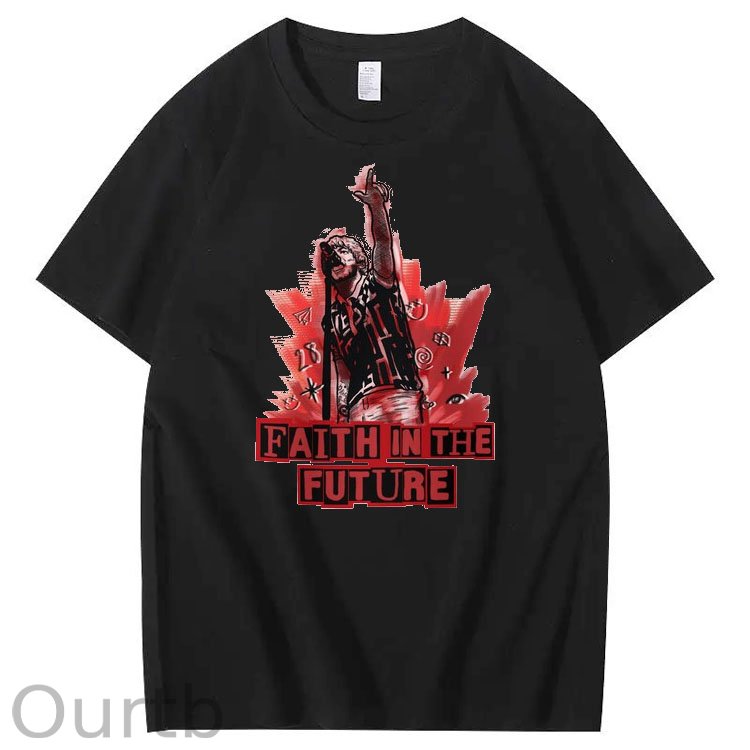 Faith in the Future Louis Tomlinson Print Crew Neck T-Shirt