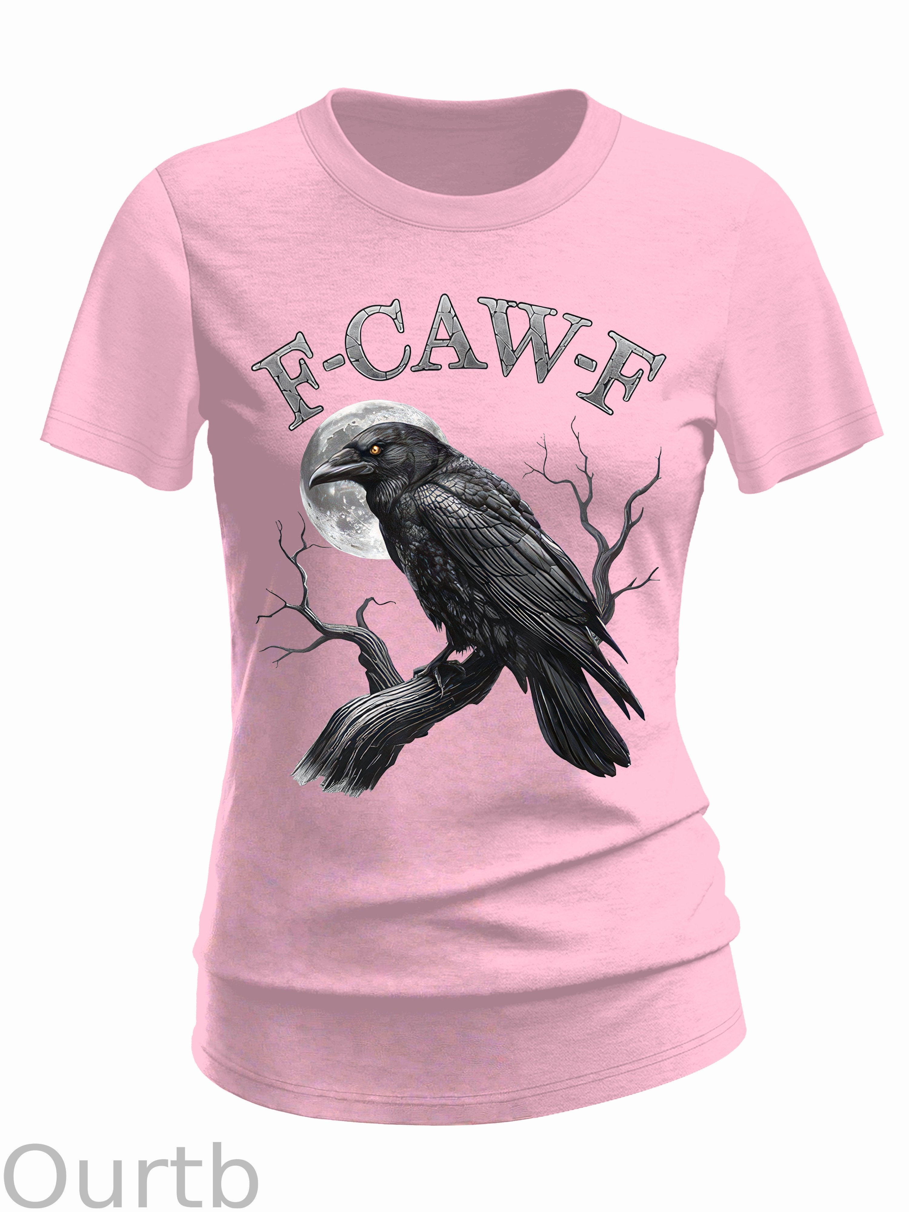 F-Caw-F Crow Cotton Blend T-Shirt