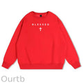 Cross Blessed 100% Cotton Fleece Sweatshirt