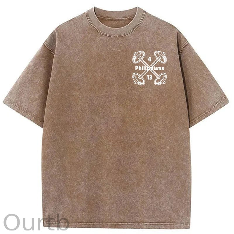 Not By My Strength Washed Cotton T-Shirt