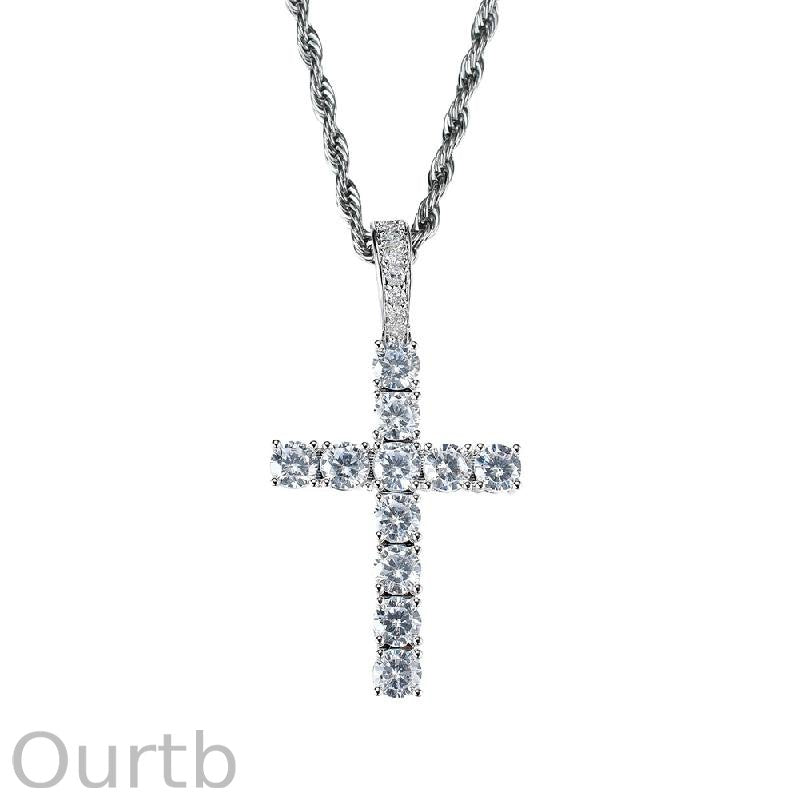 Vintage Casual Cross Necklace 49759256TO