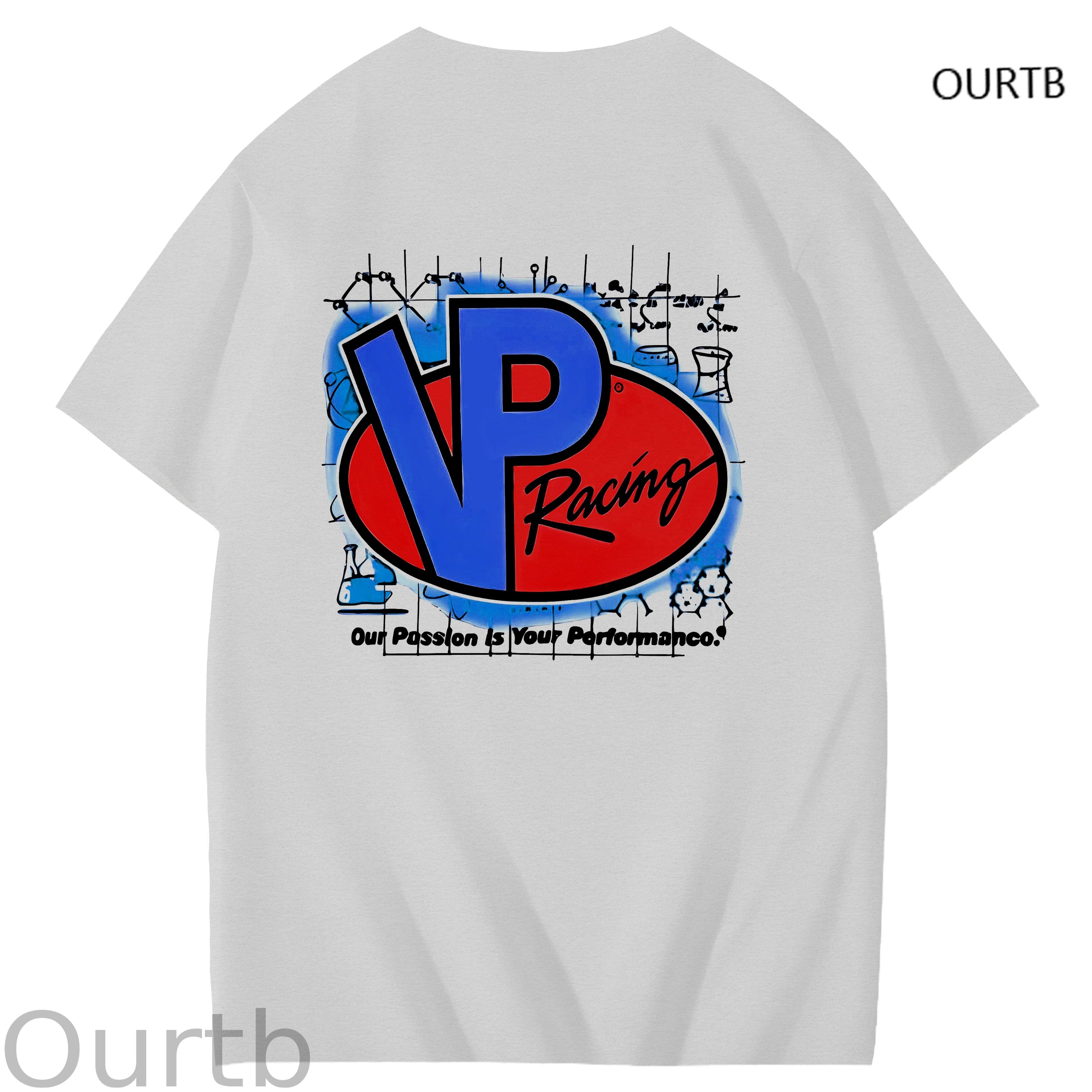 Racing Our Pass Is Your Performance Art Pattern Print T-Shirt