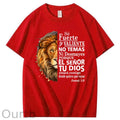 Valiente Josue 1:9 Spanish Christian Bible Verse 100% Cotton T-Shirt