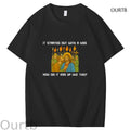It Started Out With A Kiss How Did It End Up Like This Jessus Art Pattern Print T-Shirt