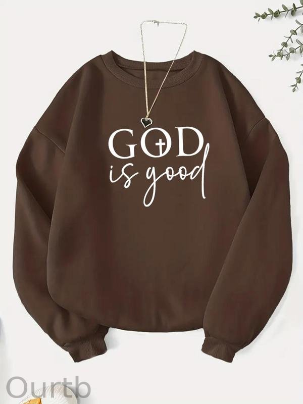 God Is Good 100% Cotton Fleece Sweatshirt