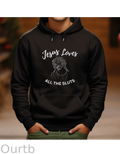 Hoodie, JESUS LOVES ALL THE SLUTS