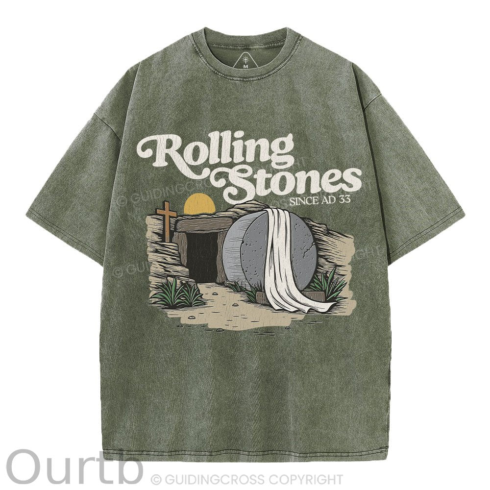 Rolling Stone Christian Washed T-Shirt