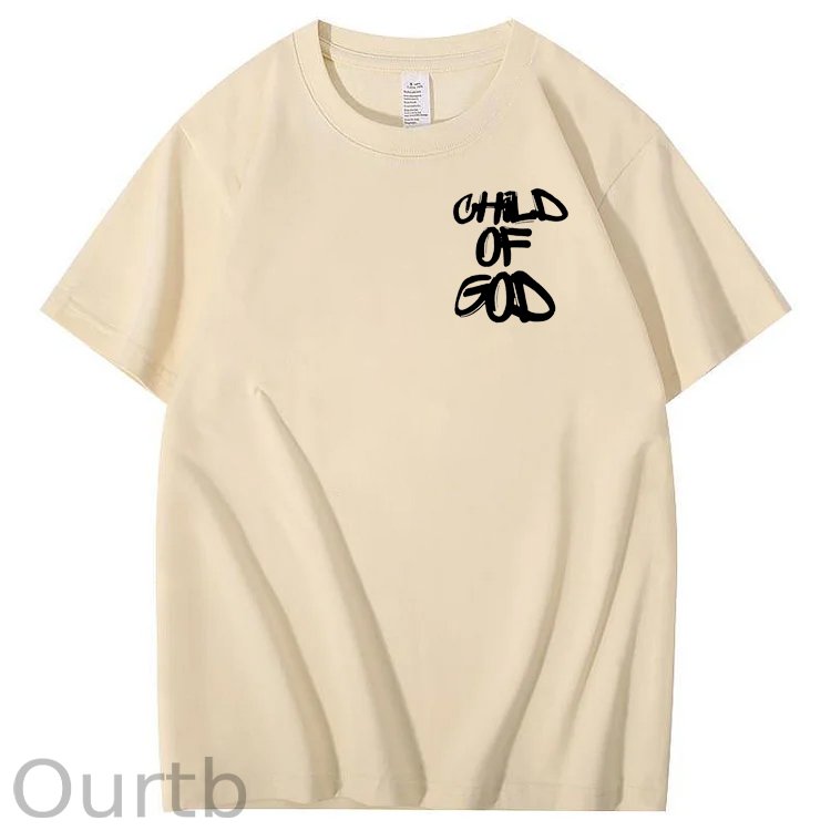 Child Of God Print Crew Neck T-Shirt