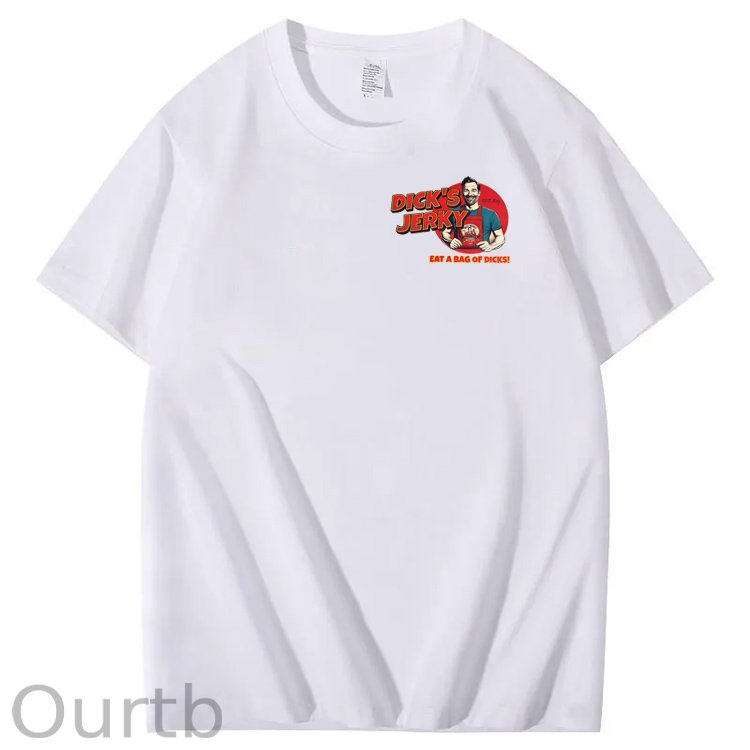 Dick’s Jerky Pattern Print Crew Neck T-Shirt