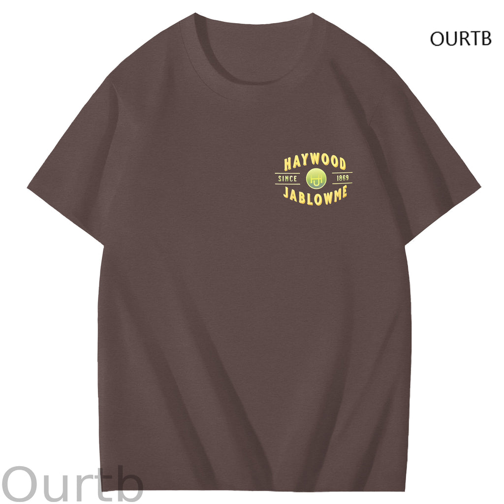 Haywood Since 1869 Jablowme Timber Co Art Pattern Print T-Shirt