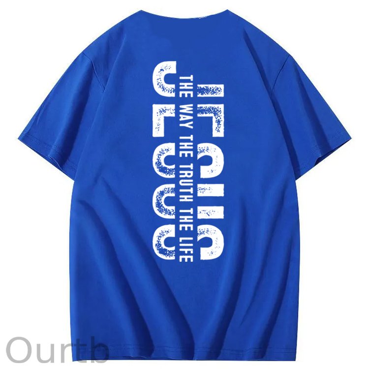 Faith Jesus The Way The Truth The Life 100% Cotton T-Shirt