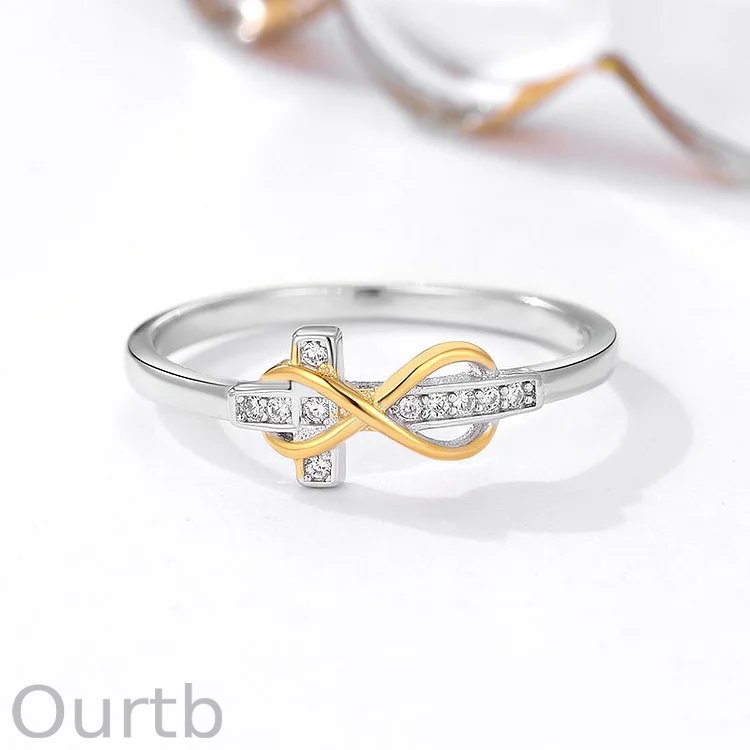 Cross Devout Infinite Ring Ring
