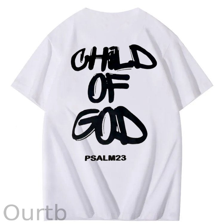 Child Of God Print Crew Neck T-Shirt