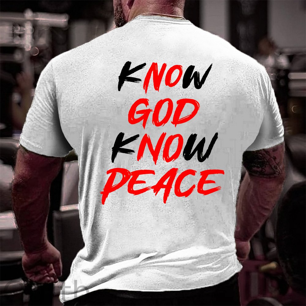 GEN X Know Jesus Know Peace Sweatshirt - Gift Christian Religious Catholic God Faith