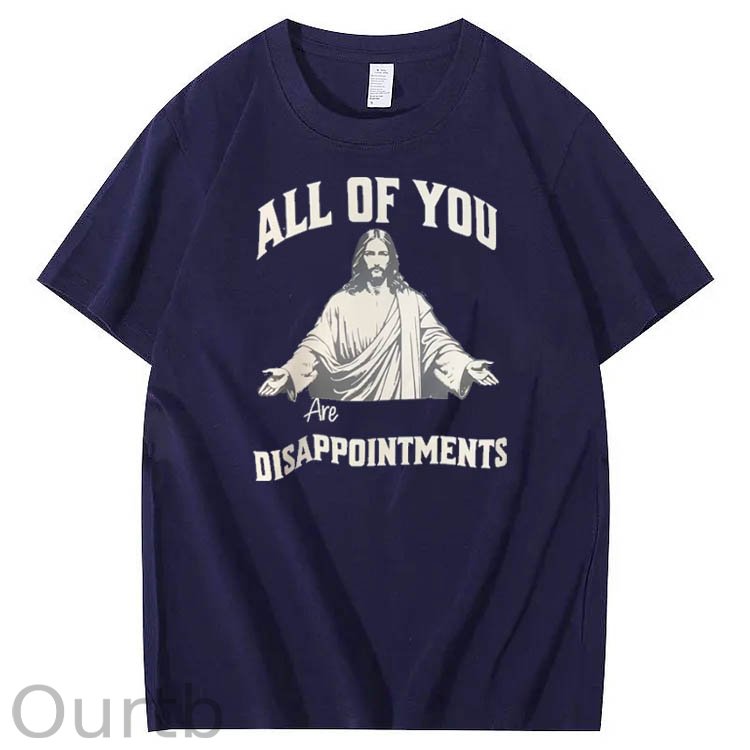 All Of  You Pattern Print Crew Neck T-Shirt